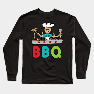 Barbecue Cookout BBQ Long Sleeve T-Shirt